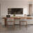 Brown Rectangular Solid Wood Desks-108739619