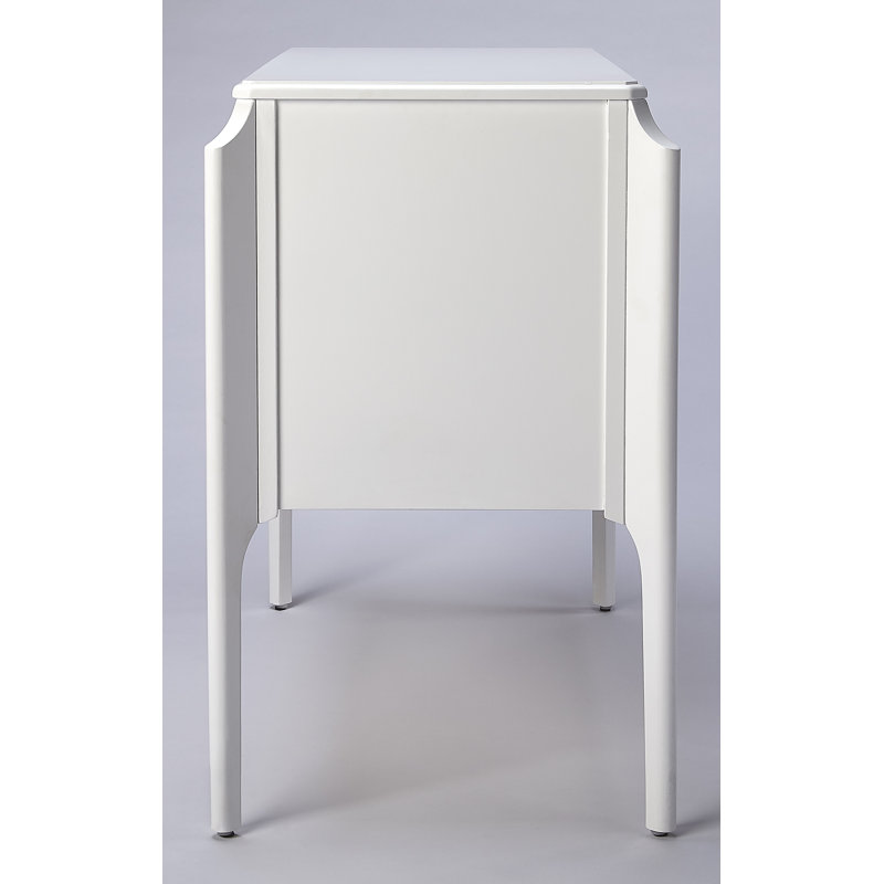 Wilshire 3 Drawer Accent Chest, White