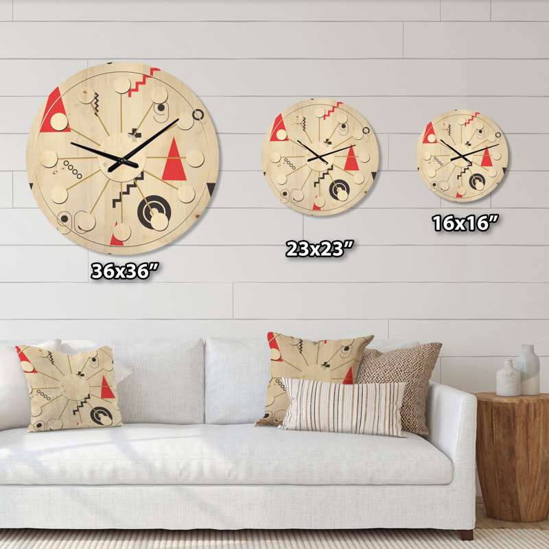 Horloge murale Triangular Design III, Grand