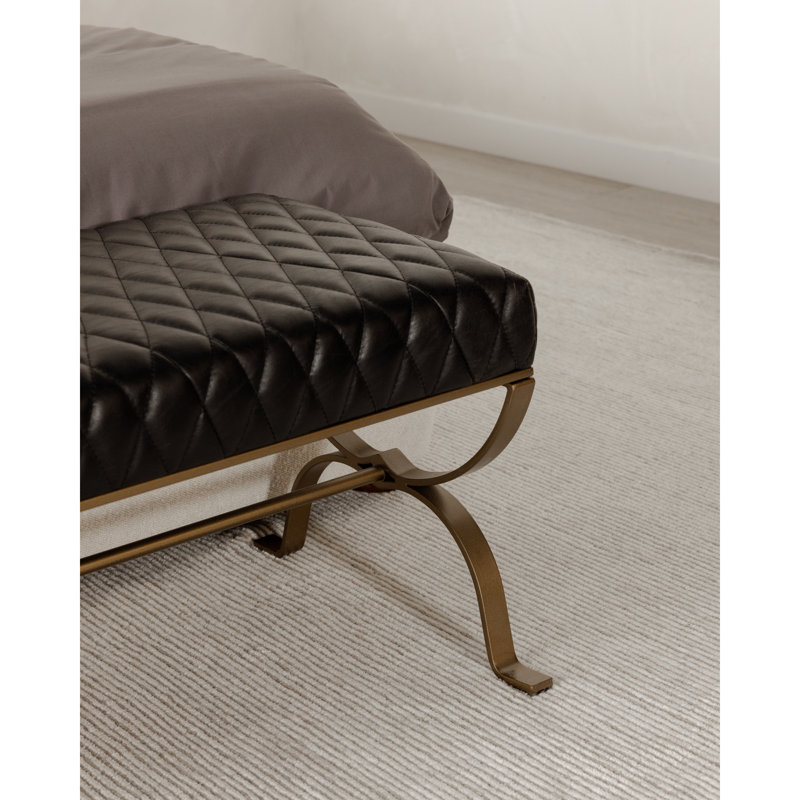 Bench Antique Black/Gold