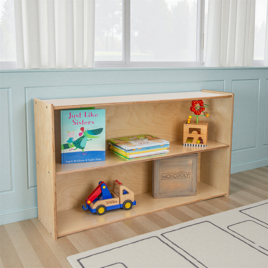 Contender 2 Compartment Shelving Unit, 27¼"H Wood Designs