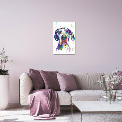 " Colorful Great Dane " by Yubis Guzman