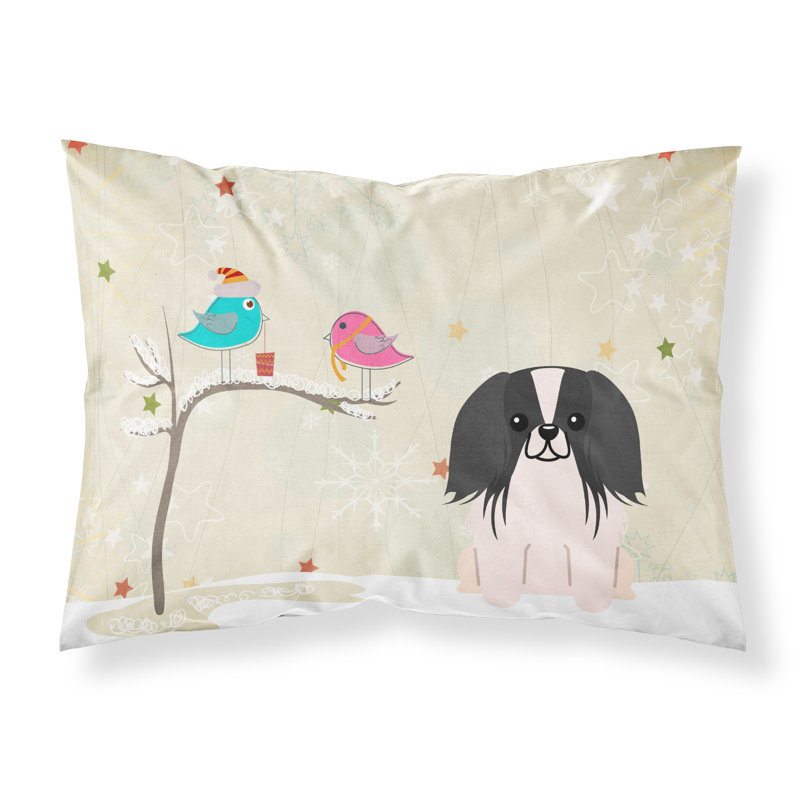 Microfiber, Black White Pekingnese