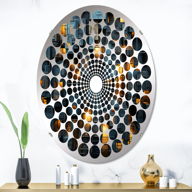 Miroir mural oval, 35,4 po x 23,6 po