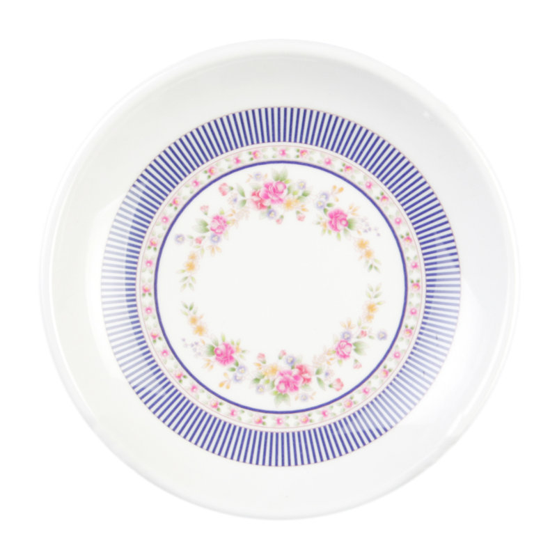 Assiette à pain et à beurre 4,5 po mélamine Rose