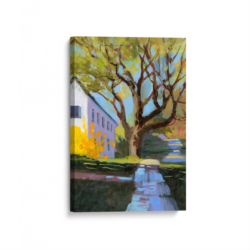 Toile tendue «Tranquil Autumn Passage», H 18 po x l 12 po