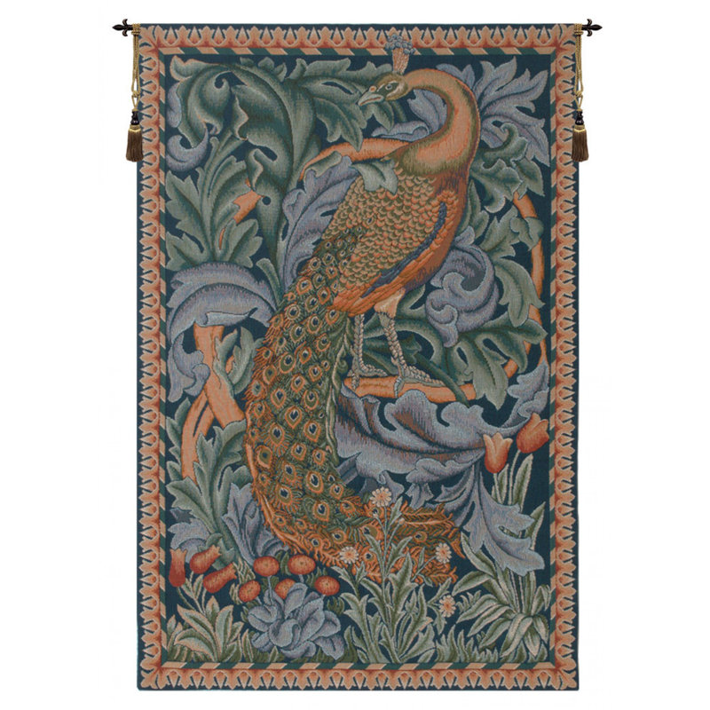 Loom Woven Cotton Blend Wall Hanging, 39" H x 29" W x 0.1" D