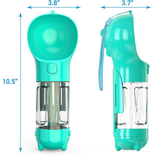 APF Series Dog Water Bottle With Portable Poop Scoop, Bag Storage And Leak-proof Water Bowl