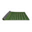 Tapis à motif géométrique vert-390119964