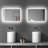 Captolia LED Bathroom Mirror Backlight Mirror Touch Dimmable Wall Mount Anti-fog Smart Mirror-1517501379