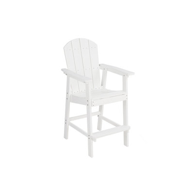 All-Season Outdoor Lounge Chair, Adirondack Bar Chair, Patio Chair