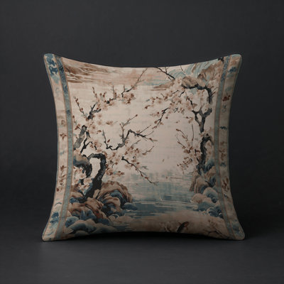 Modern Contemporary Indoor and Outdoor Throw Pillow