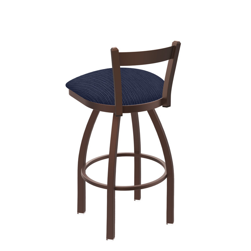 821 Catalina Low Back Swivel Bar Stool, Bronze, Counter Stool (25" Seat Height), Graph Anchor
