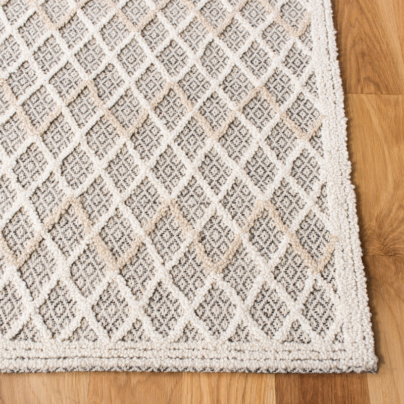 Giraldo Hand Tufted Performance Geometric Rug, Rectangle 3' x 5'