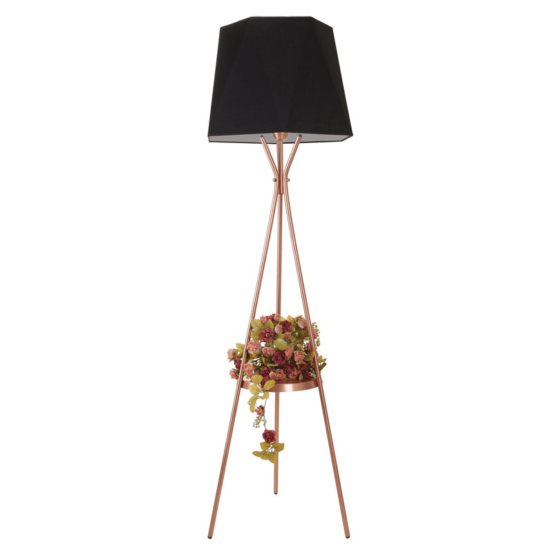 Lampe de table sur pied 65 po Horicon, Noir
