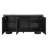 Walther 71" Modern Black Oak 3-Door Fluted Sideboard with Adjustable Storage and Ceramic Top