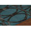 Tapis en laine bleu sarcelle Fran Authentic-2100803589