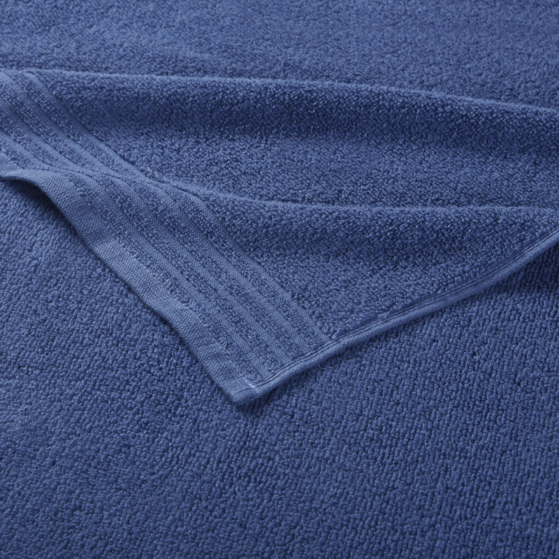 Big Bundle Big Bundle 100% Cotton Quick Dry 12 Piece Bath Towel Set, Indigo