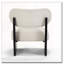 Fauteuil d'appoint en tissu Boucle
