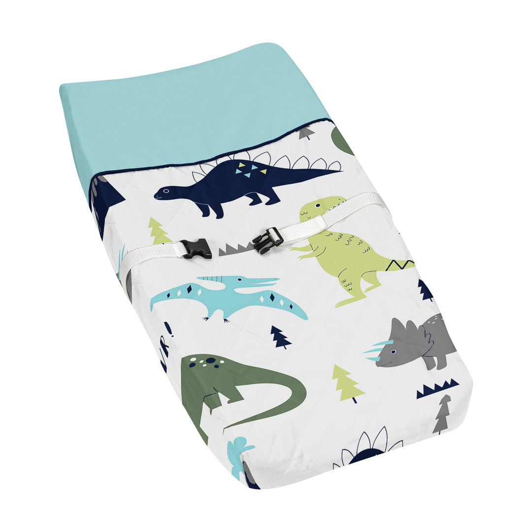Mod Dinosaur Changing Pad Cover Sweet Jojo Designs
