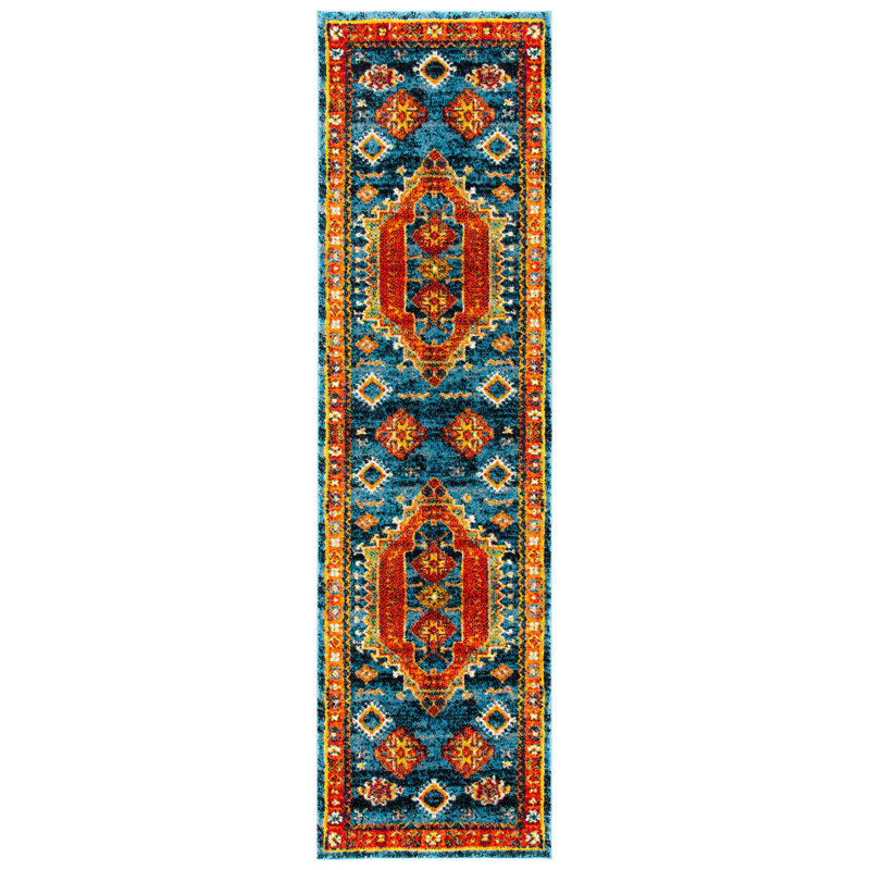 Drumawillin Performance Southwestern Rug, Runner 2'3" x 8'