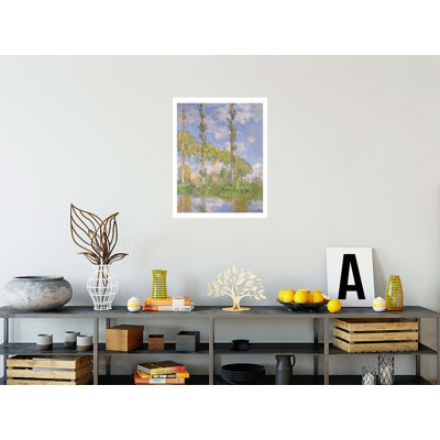 Poplars in the Sun by Claude Monet - Giclee Print