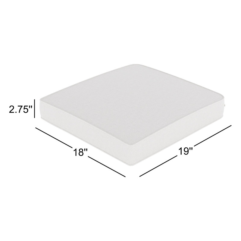 Outdoor Sunbrella® Seat Cushion, Canvas Natural Sunbrella® Canvas