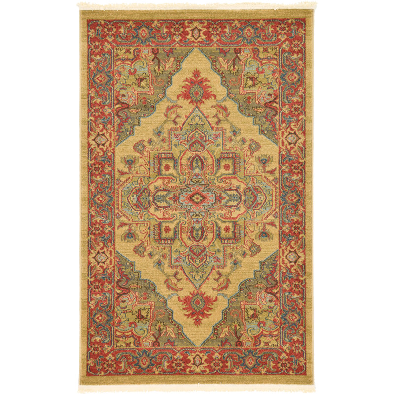 Eesi Floral Indoor Rug, Rectangle 3'3" x 5'3"