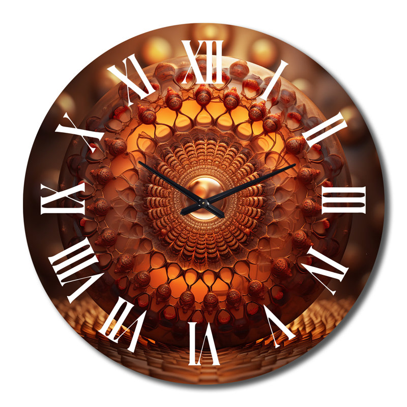Horloge murale mauve et rose, Grand
