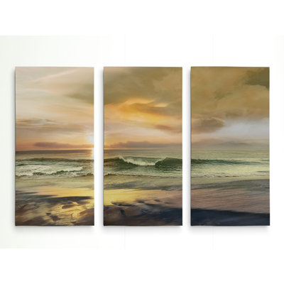 Monterey-ensemble de 3 images sur toile