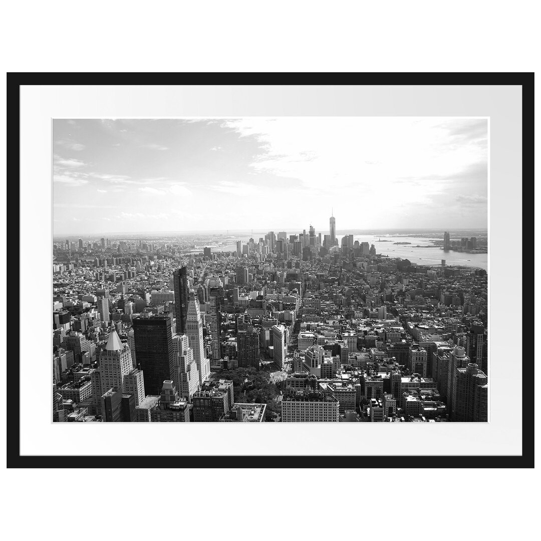 Gerahmtes Poster New York City Panorama