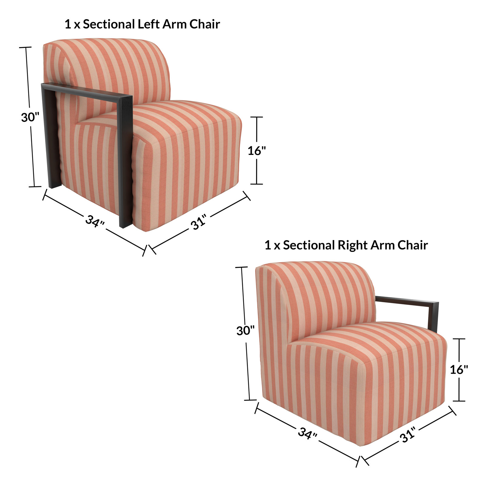 Rosalie 62" Sunbrella® Patio Loveseat, Sunbrella® Expressive Blush