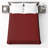Deep Red Solid Quilted Bedspread All Sizes-126175094