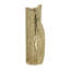 Vase de table en aluminium imitation bois de 40 cm