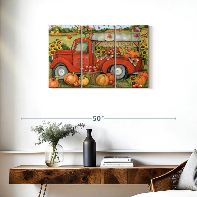 Camion orange Mehar Harvest II, H 20 po x l 33 po