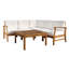 ENSEMBLE DE SOFA 6 PCS PERLA, CRÉME