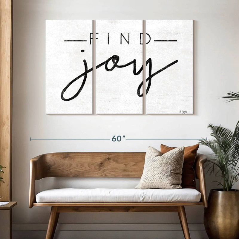 Tergel Find Joy, 32" H x 50" W