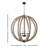 Allaryce 4 - Light Dimmable Globe Chandelier