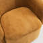 Fauteuil demi-tonneau pivotant rembourré Munehito-986386217