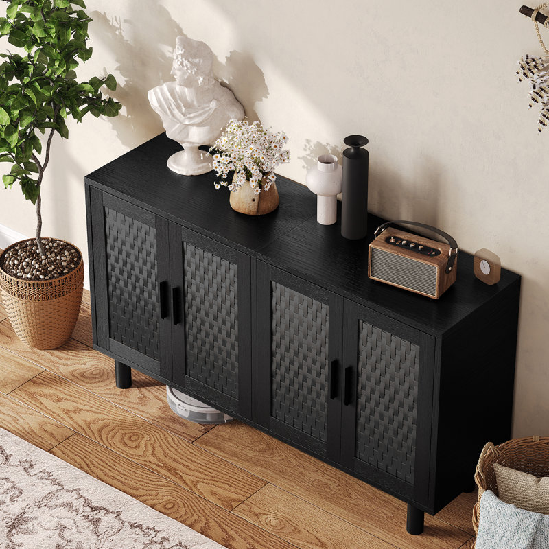 140cm Sideboard, Black