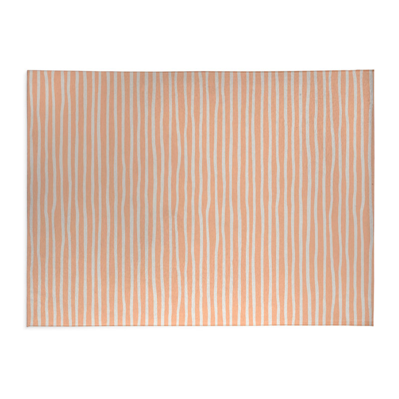 Tapis de cuisine Ribbon Play, Pêche, Rectangulaire 2 pi x 3 pi