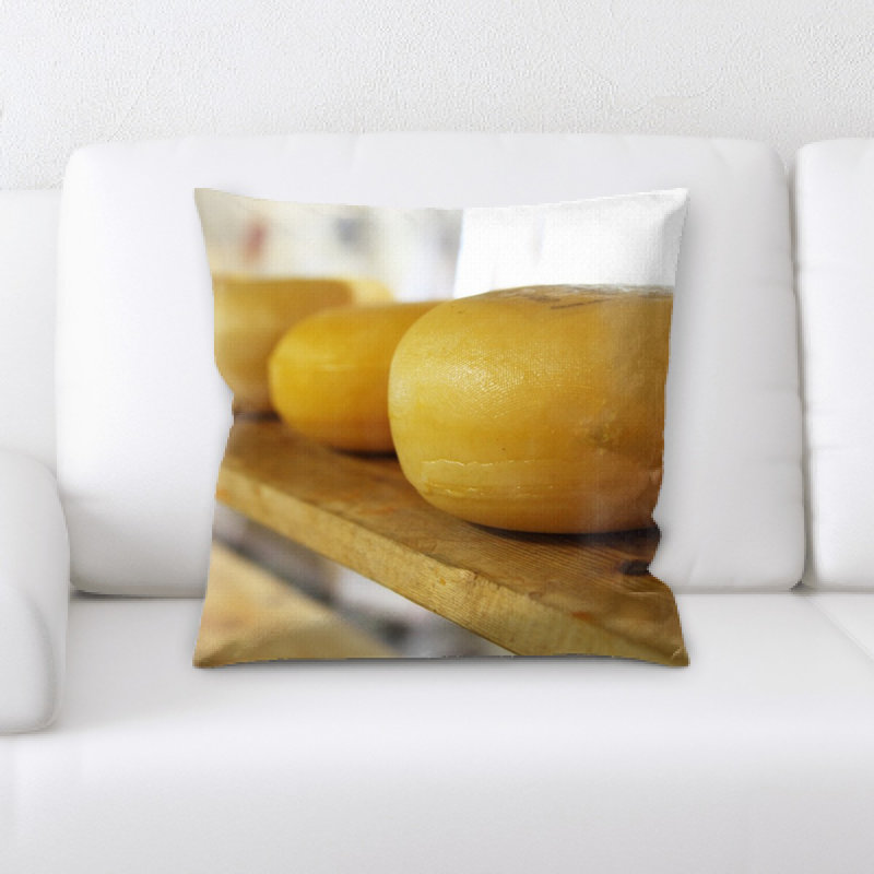 Coussin décoratif en fromage