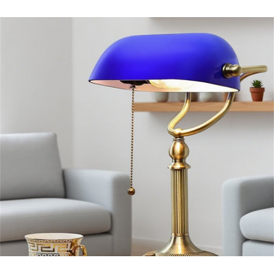 Lampe de bureau avec gradation continue, conception à col-de-cygne réglable, ampoule à DEL E26 incluse pour l'éclairage de la bibliothèque de bureau à domicile