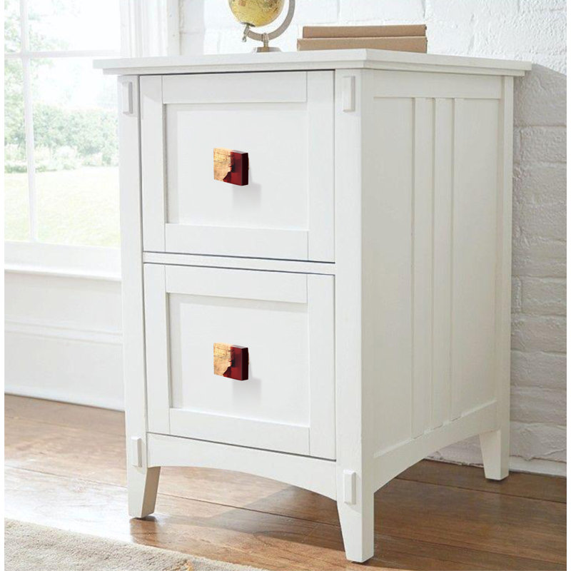 Hand Painted Rectangle Knob