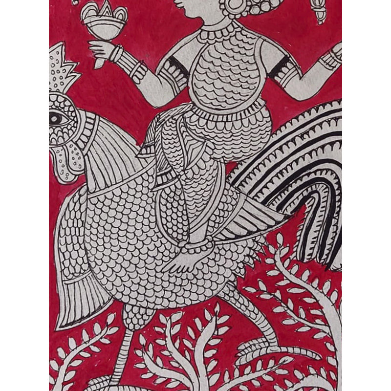 Mata Ni Pachedi - Histoire de Nomad | Aquarelle sur papier Brusto | Par Prachi Deshpande