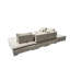 Canapé modulaire réversible avec repose-pieds Baseler-110437643