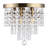 Salley 5-Light 11" Crystal Flush Mount-743534978