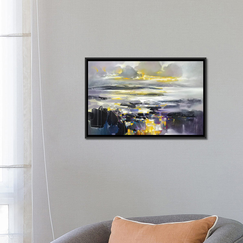 «Matter III», reproduction sur toile, Toile avec cadre noir, Pas de tapis, H 32 po x l 48 po x P 1,5 po