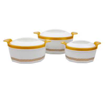 SQ Professional Fiona 3pc Insulated Serving Casserole Set
