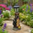 Bear Welcome Garden Statue with Solar Light-136367521